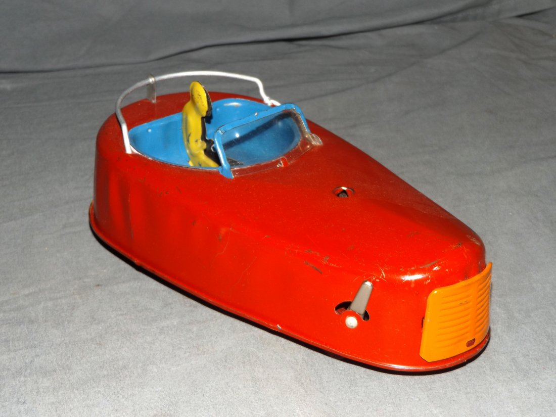 1930's Tinplate Windup Dodgem Bumper Car (1 of 3)