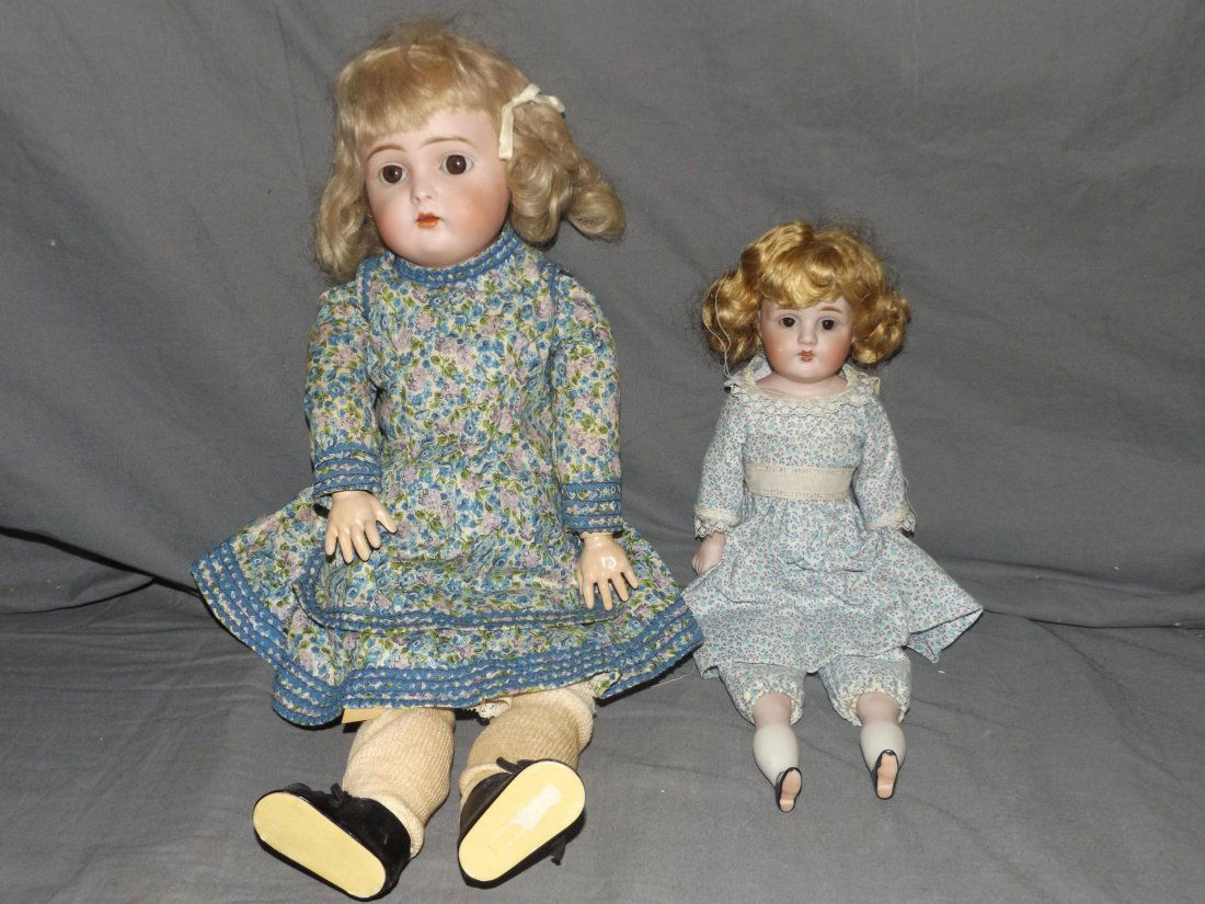 Lot of Two Bisque Head Dolls. (1 of 10)