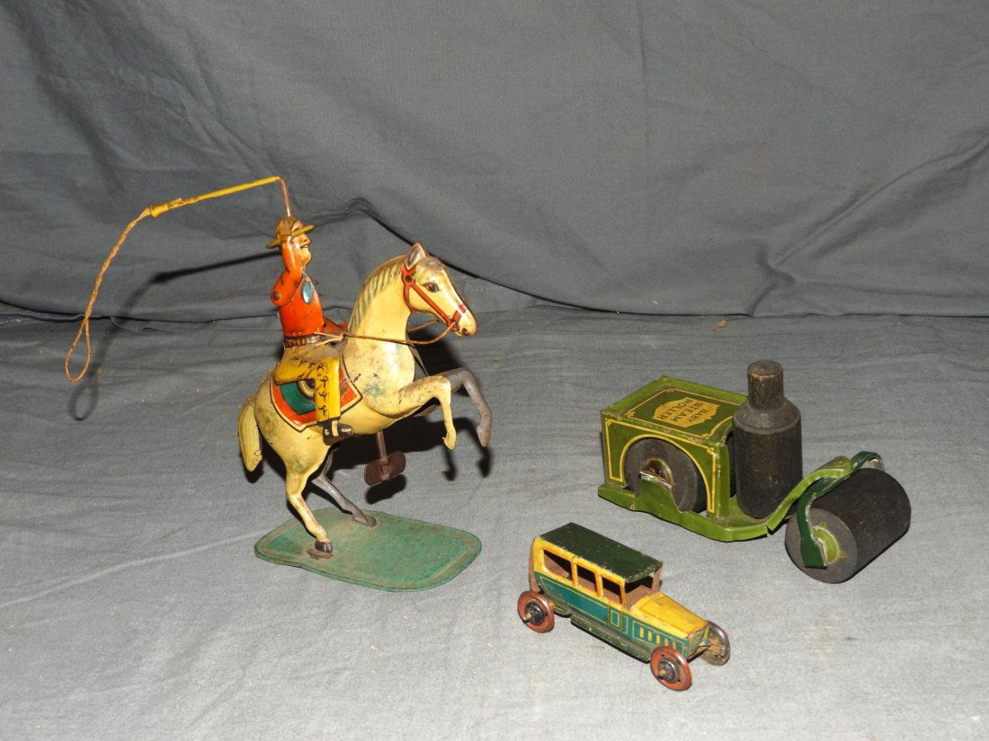 3 Piece Tin Litho Toy Lot (1 of 2)