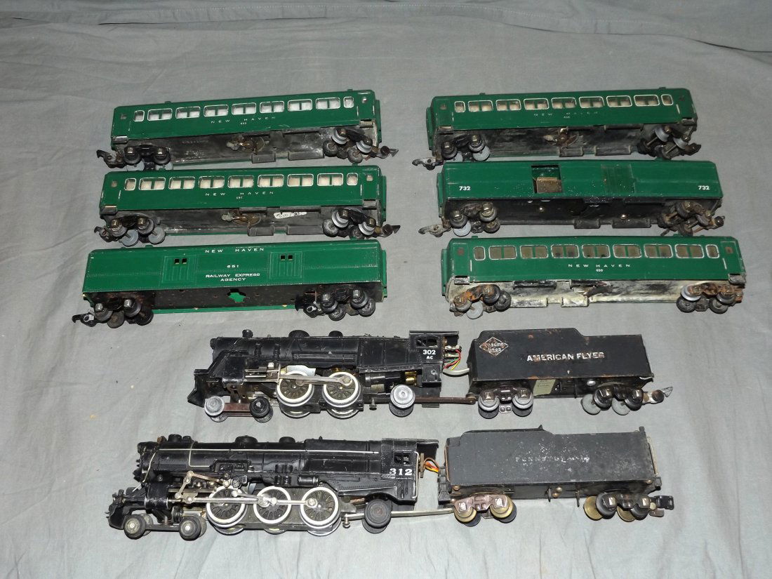 American Flyer Lot, Steam Locos/Tenders, & Pass (1 of 5)