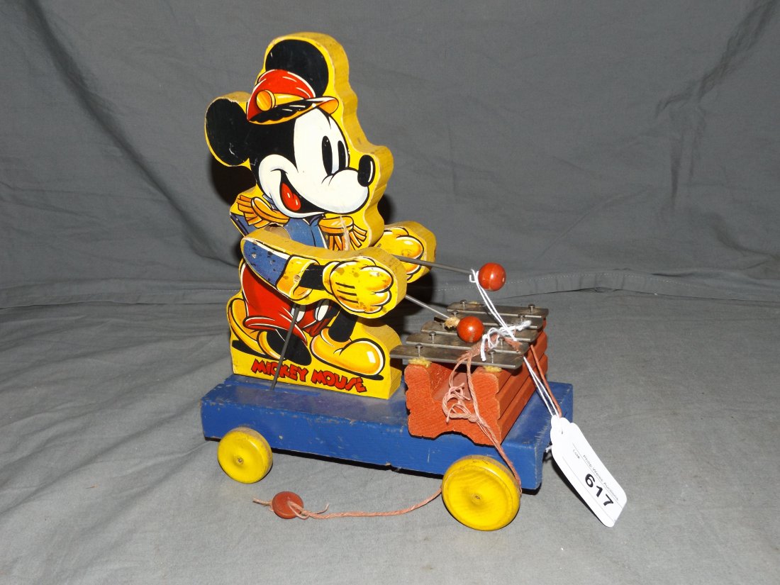 1939 Mickey Mouse Fisher Price Pull Toy (1 of 3)