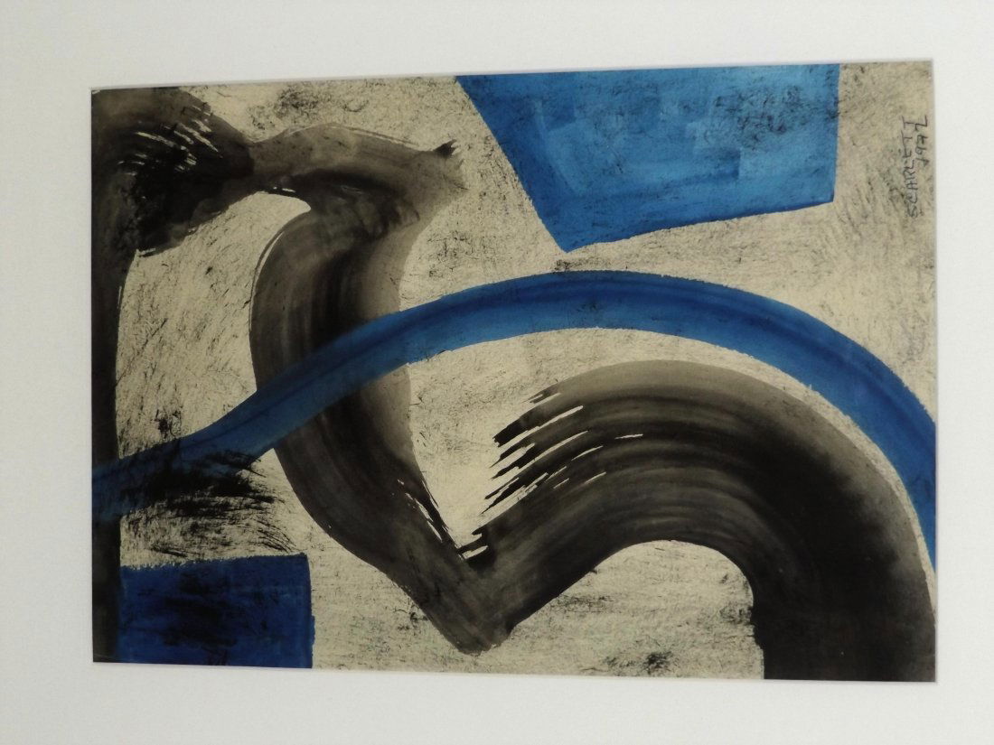 Rolph Scarlett, Signed Gouache on Paper (1 of 3)