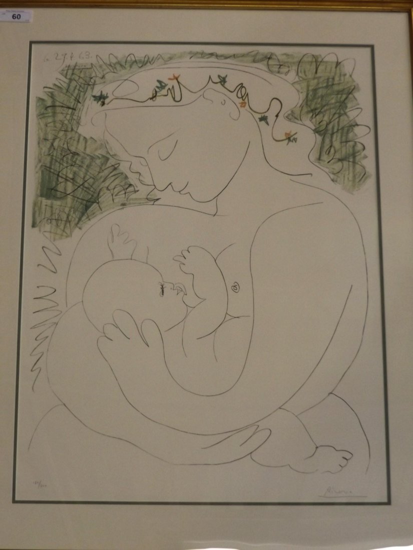 After Pablo Picasso, Grande Maternite. (1 of 6)