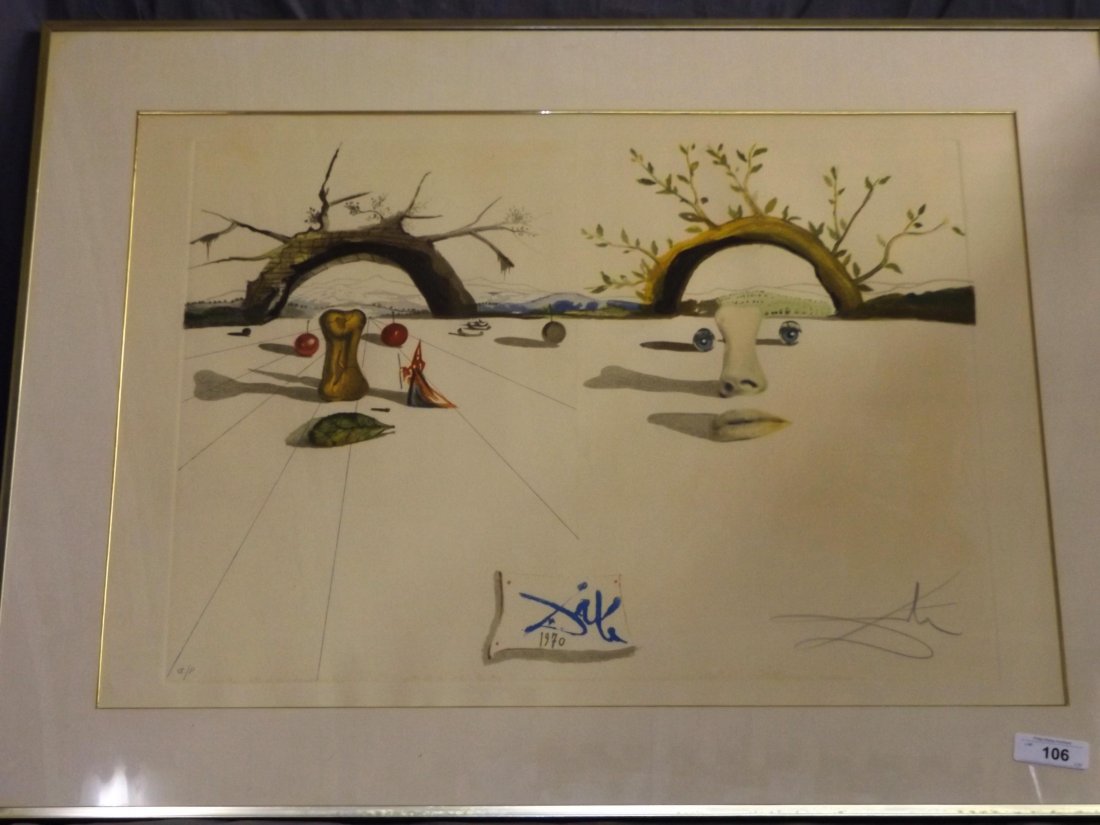 Salvador Dali Signed Artist Proof, Summer & Winter (1 of 4)