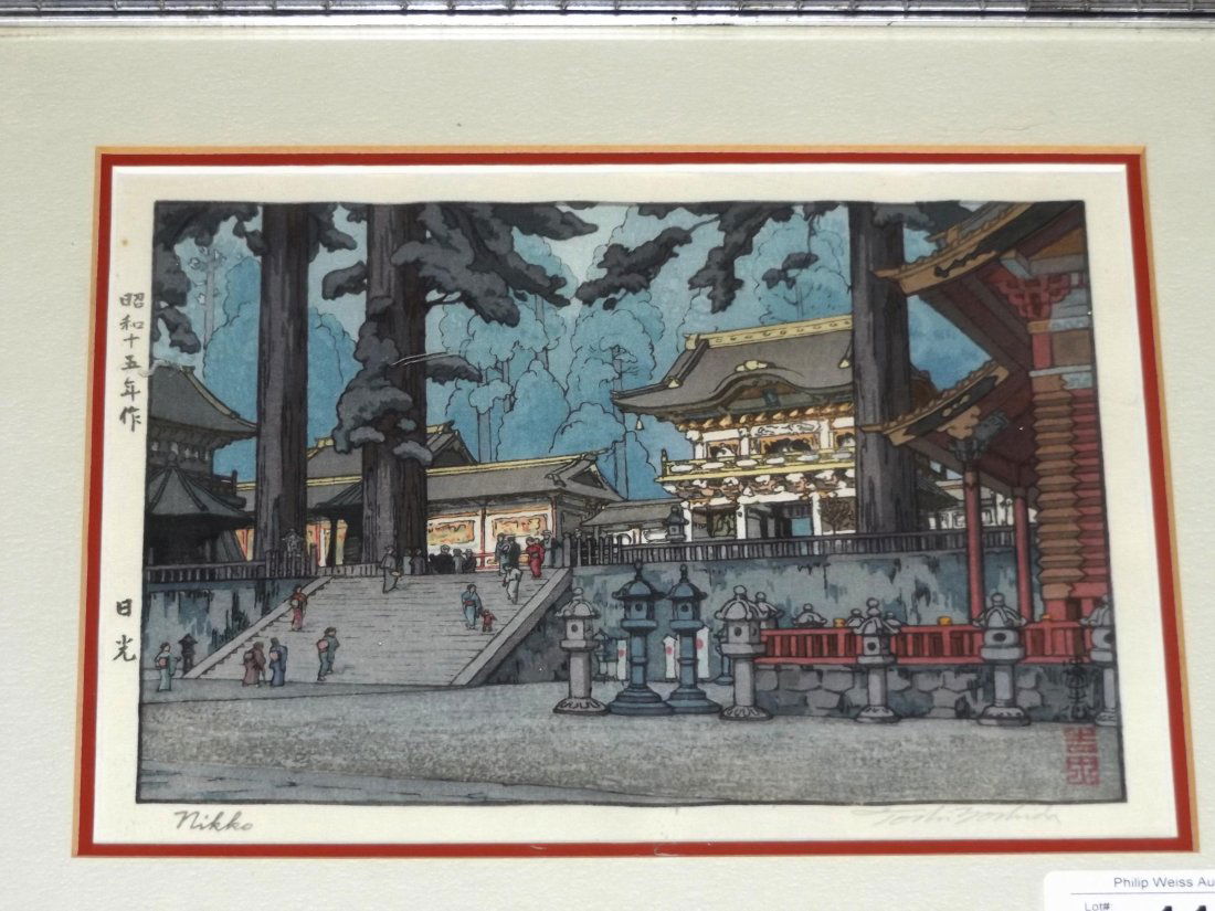 Toshi Yoshida, Signed Japanese Woodblock Print (1 of 4)