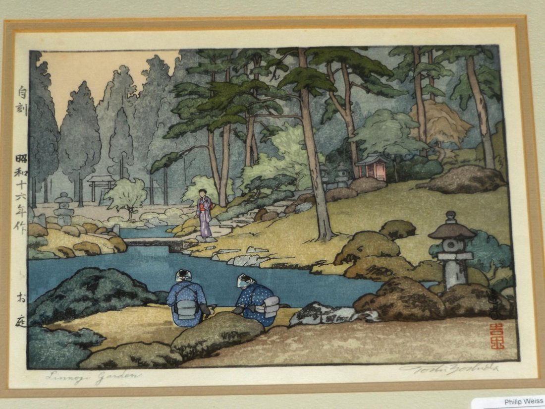 Toshi Yoshida, Signed Japanese Woodblock Print (1 of 4)