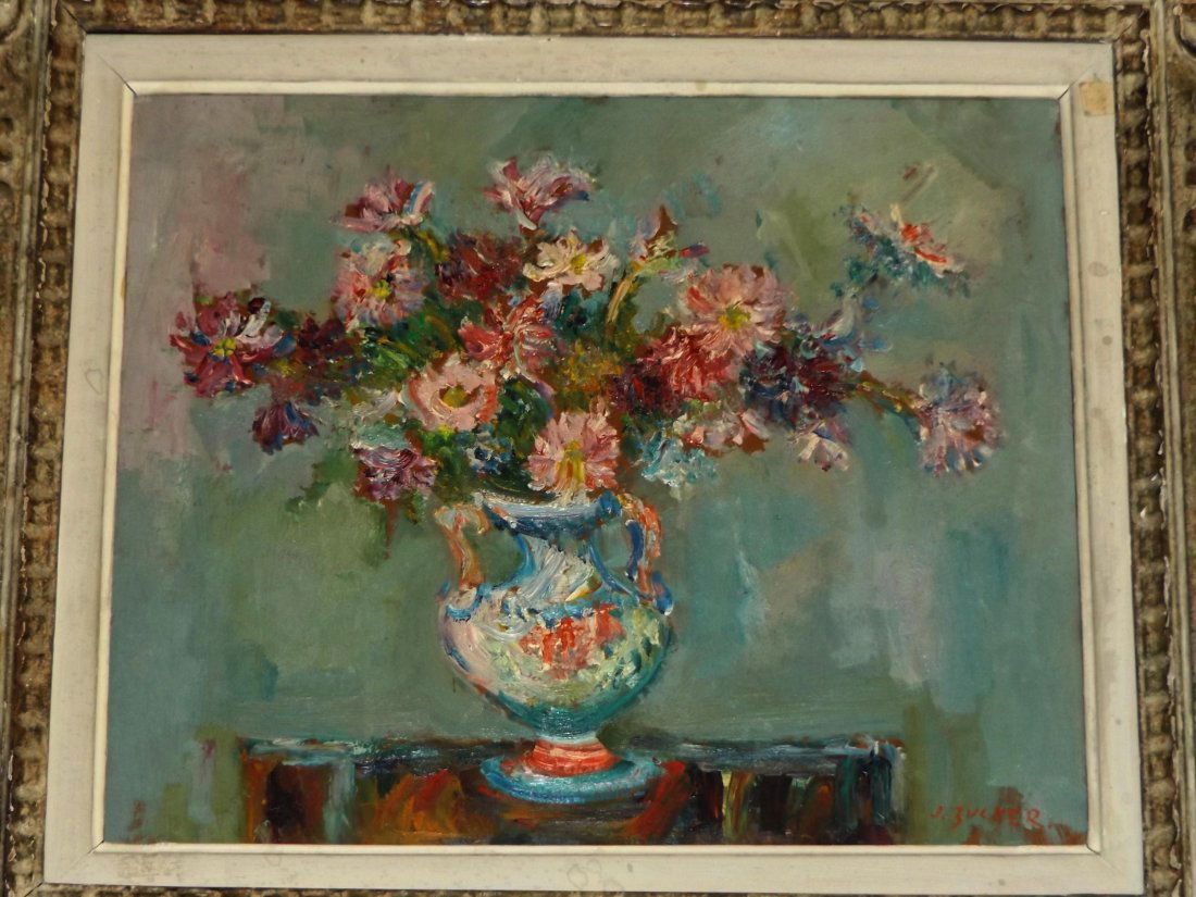 Jacques Zucker (1900 - 1981) Oil on Board. (1 of 3)