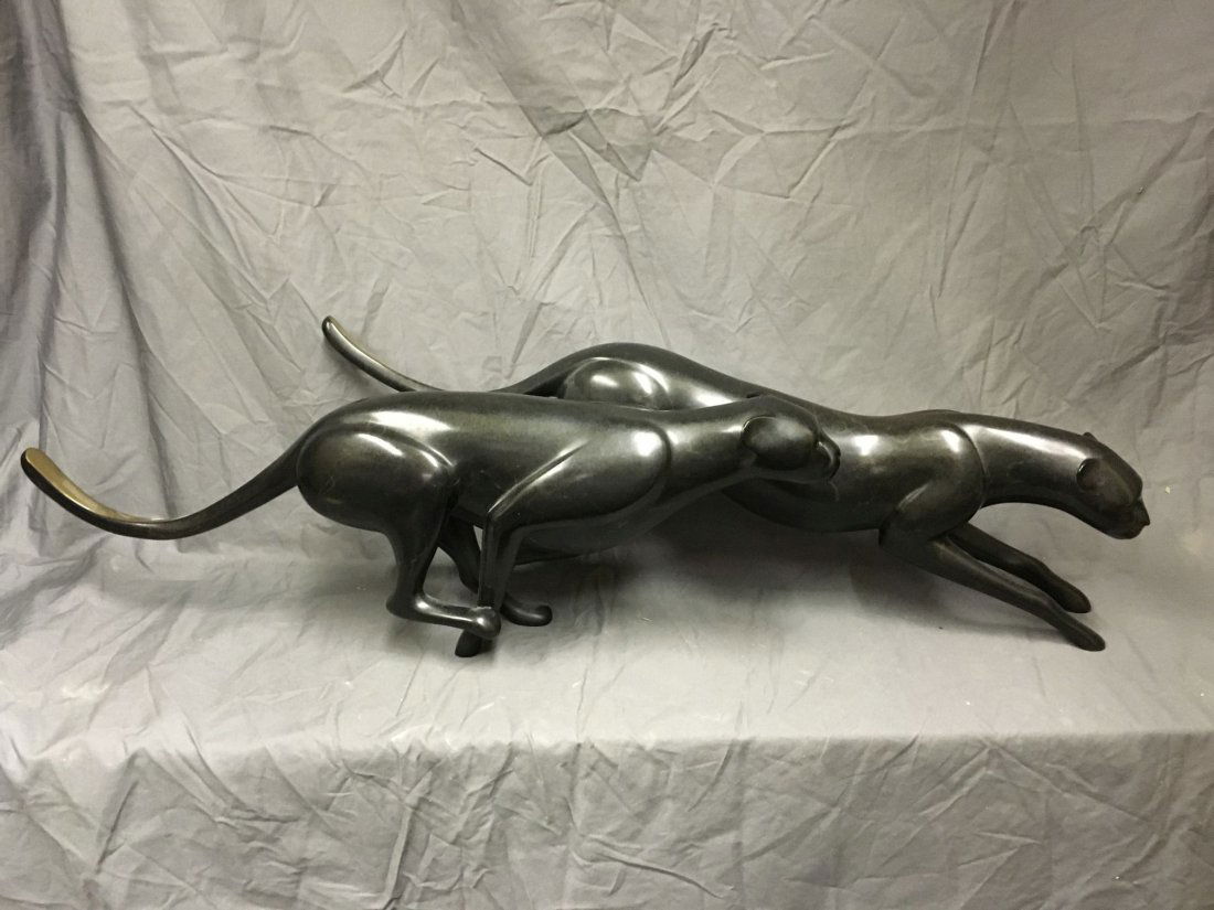 Loet Vanderveen, "Cheetahs Running" Bronze (1 of 5)