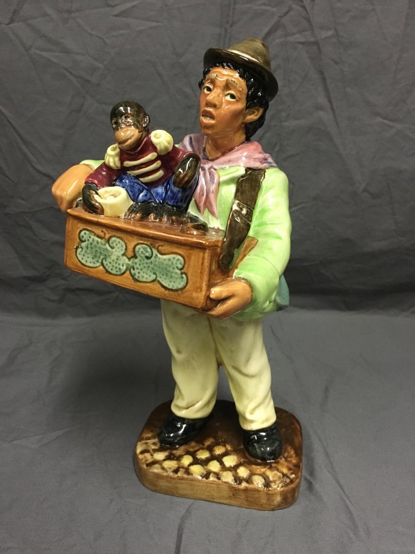Royal Doulton Figurine. The Organ Grinder (1 of 2)