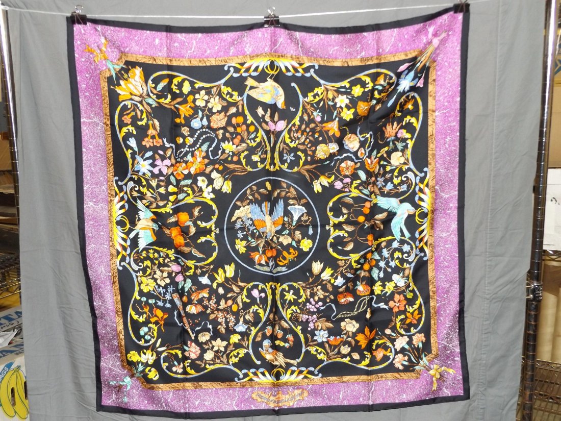 Hermes Silk Scarf. Pierres d'Orient et d'Occidet. (1 of 5)