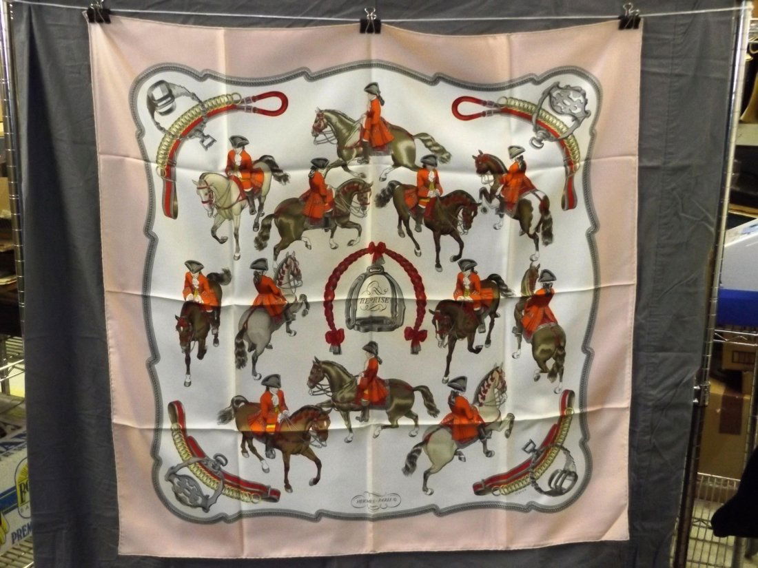Hermes Silk Scarf. Reprise. (1 of 5)