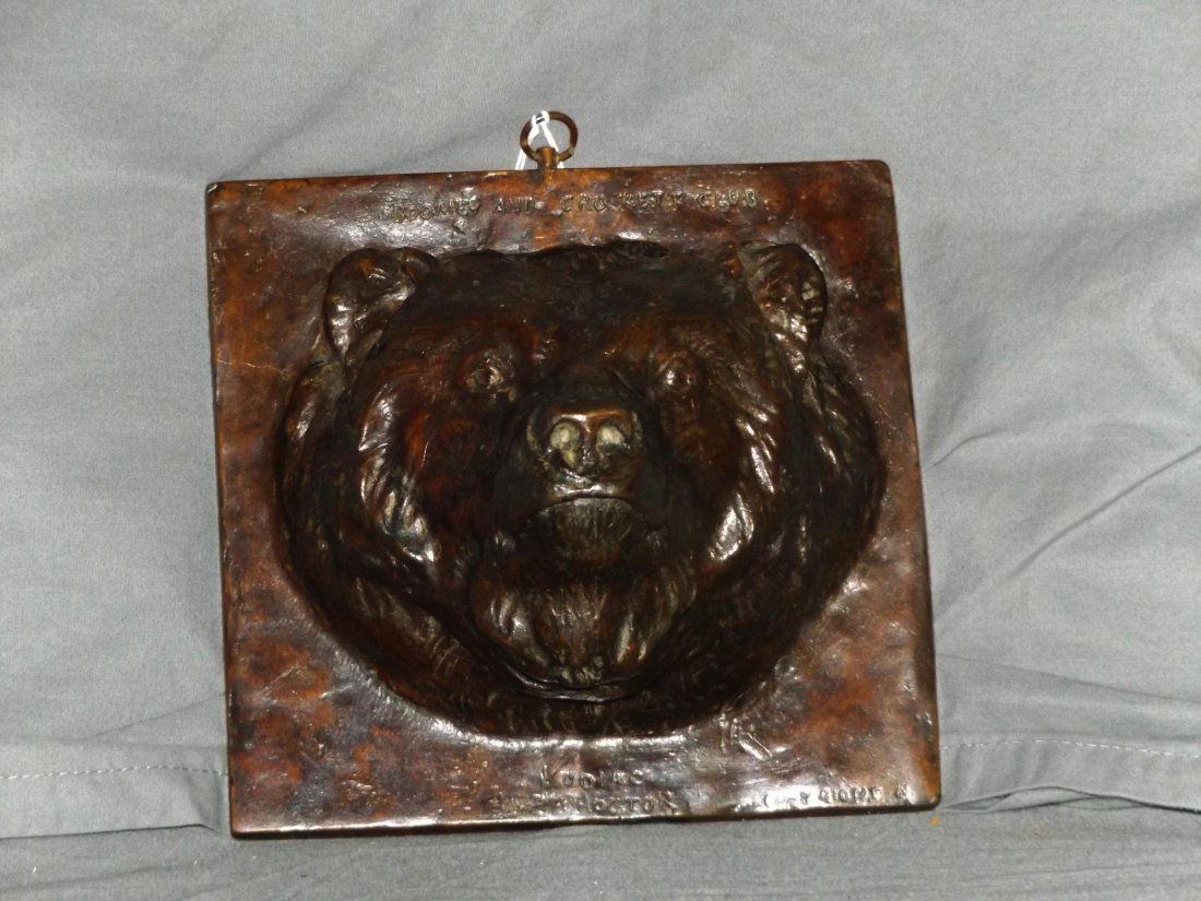 A.P. Proctor, Bronze Bear Head Plaque (1 of 4)