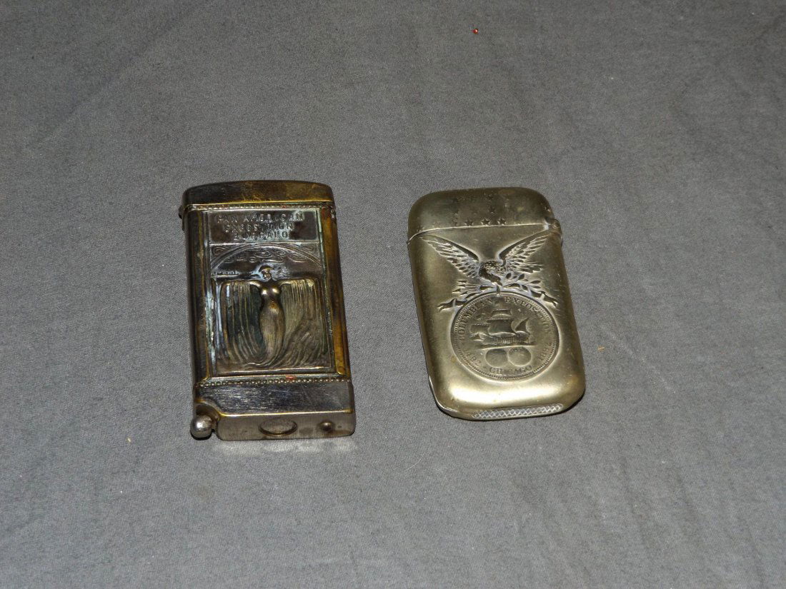 Lot of Two Exposition Match Safes. (1 of 2)