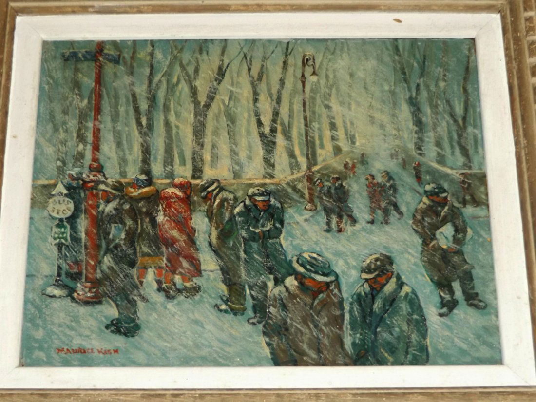 Maurice Kish  (1895 - 1987) Oil on Board. (1 of 3)