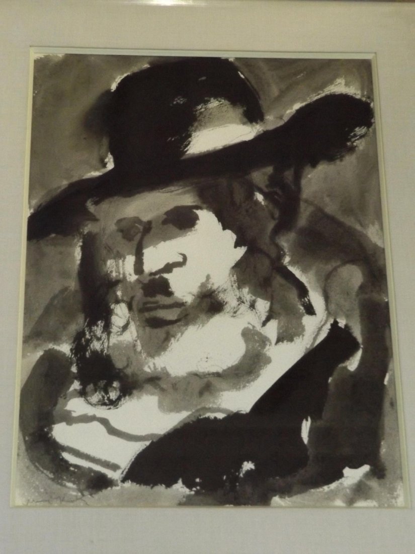 Mane Katz  (1894 - 1962) Watercolor. (1 of 3)