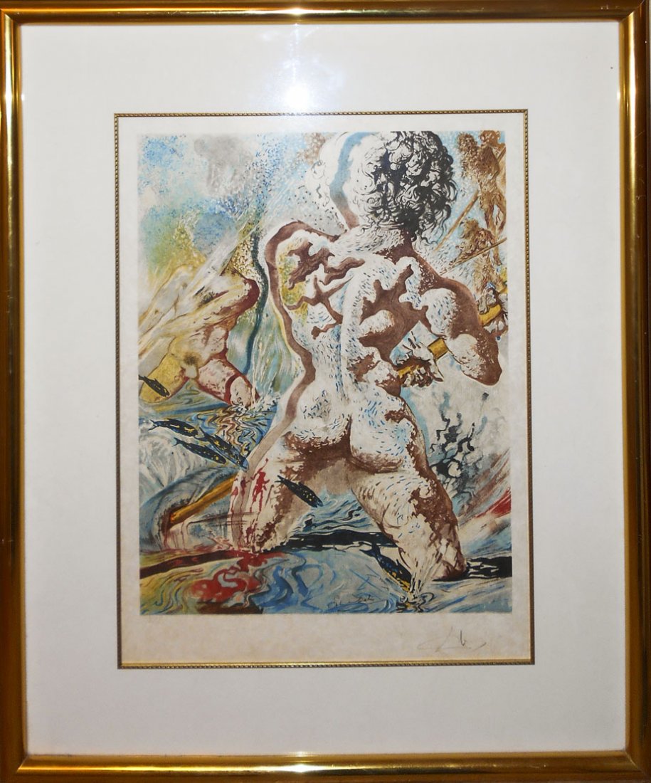 Salvador Dali, Signed & Numbered Color Litho (1 of 2)