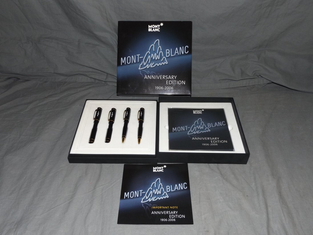 Montblanc  Anniv. Ed 1906-2006 Four Pen Set, MIB (1 of 3)
