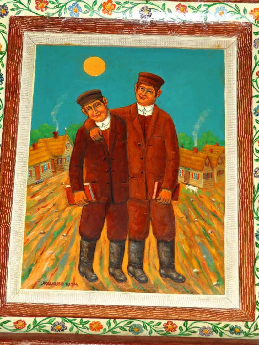 Maurice Kish  (1895 - 1987) Oil on Board Signed. (1 of 4)