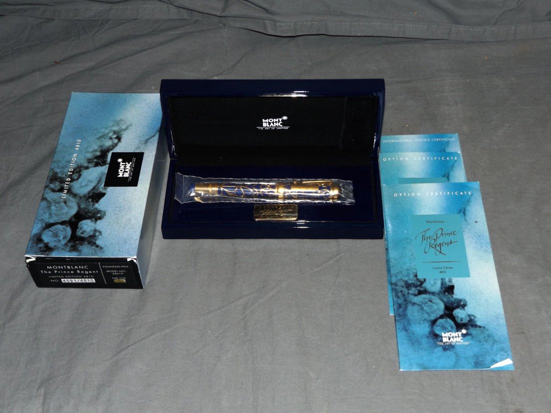 Montblanc The Prince Regent Limited Edition Pen. (1 of 3)