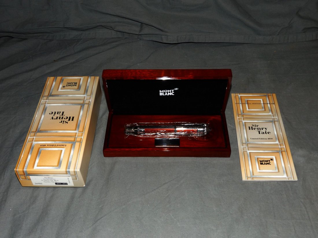 Montblanc Sir Henry Tate Limited Edition Pen. (1 of 3)
