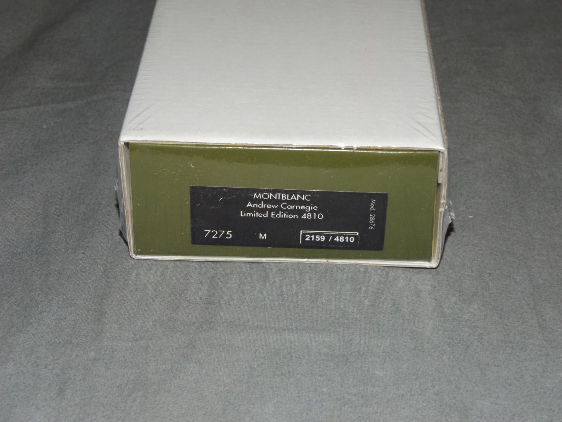 Mountblanc Andrew Carnegie Ltd Ed. Fountain Pen. (1 of 2)