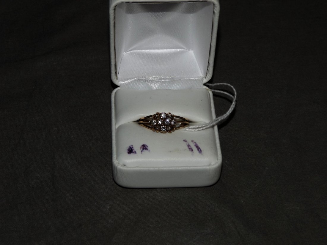 14K Y Gold Vintage Diamond Ring (1 of 3)
