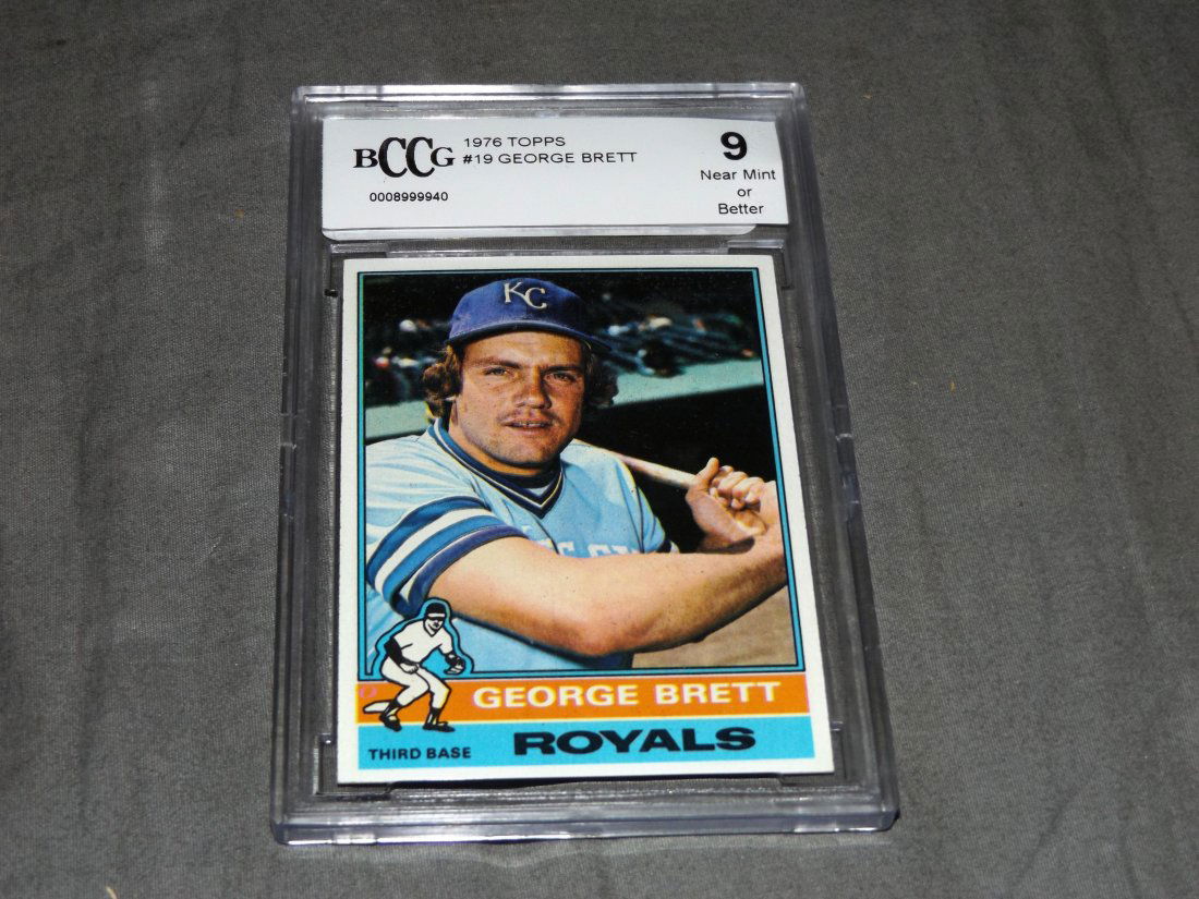 1976 Topps George Brett BCCG 9 (1 of 2)