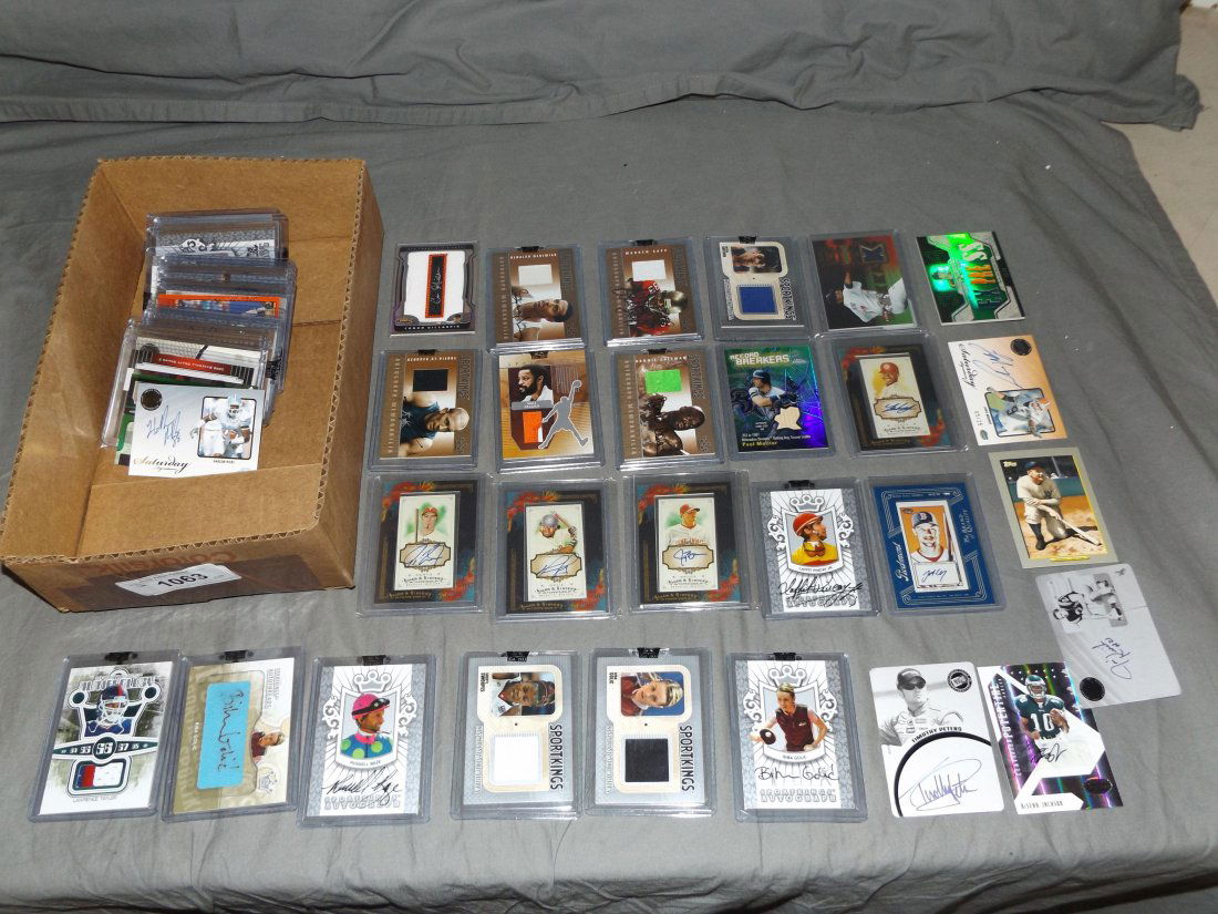 Special Sport Card Lot.: Includes Signed Cards, Swatch Cards and Limited Editions. approx. 50 Cards. Great selection and ideal for the internet seller.