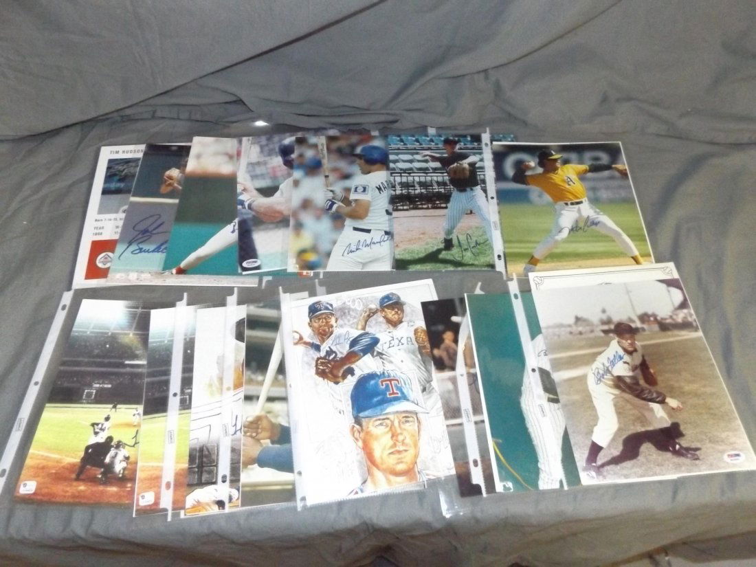 Lot of Twenty Five Signed Sports 8 x 10's. (1 of 3)