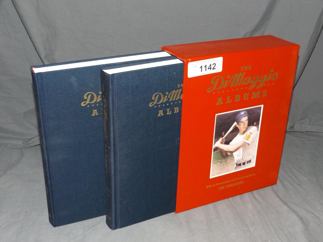 Joe DiMaggio Signed DiMaggio Albums 2 Vols (1 of 2)