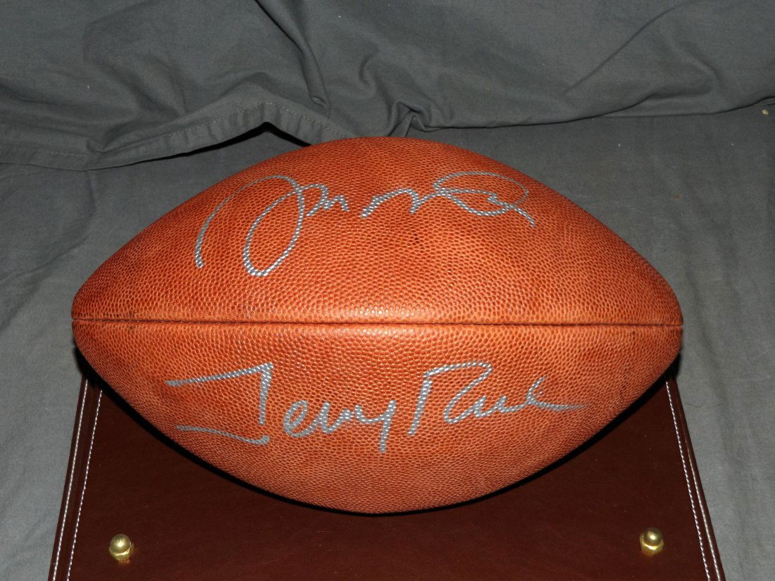 Joe Montana & Jerry Rice Autographed Football (1 of 5)
