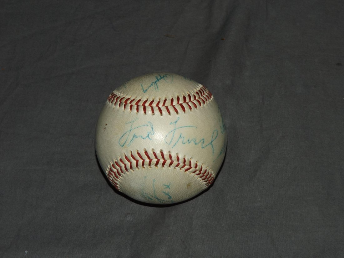 Signed Hall of Fame Ball. 10 Signatures. (1 of 6)