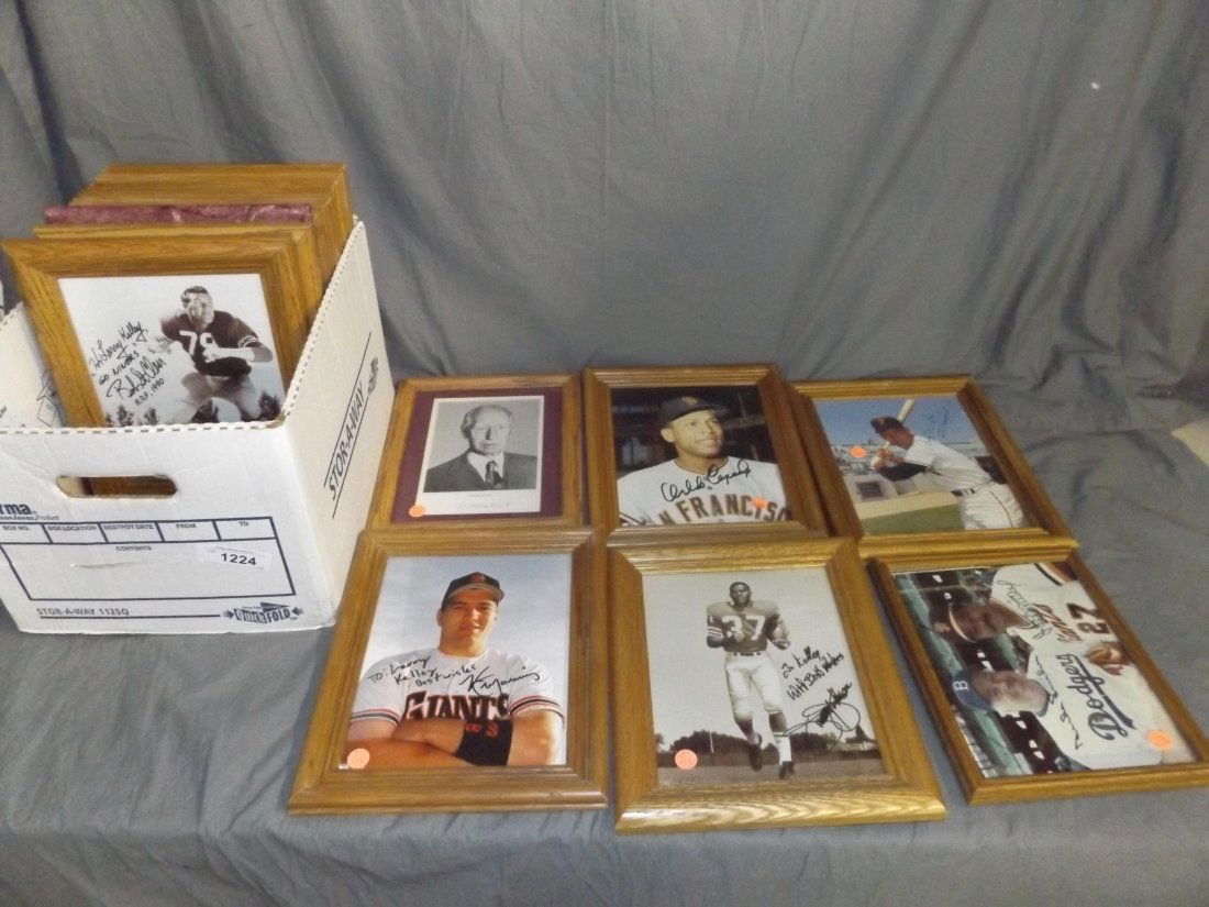 Lot of 15 Signed Baseball/Football 8x10 Photos (1 of 4)
