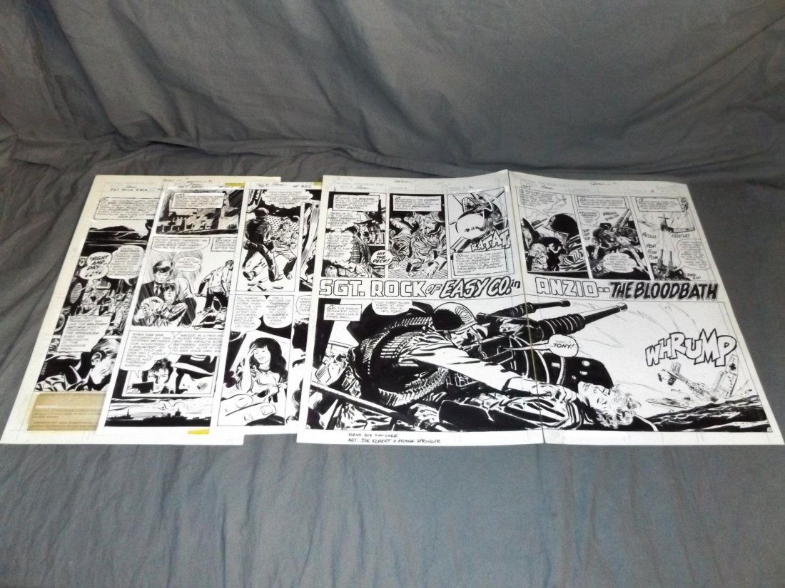 Joe Kubert.  Sgt. Rock. #302 Five Page Story. (1 of 10)