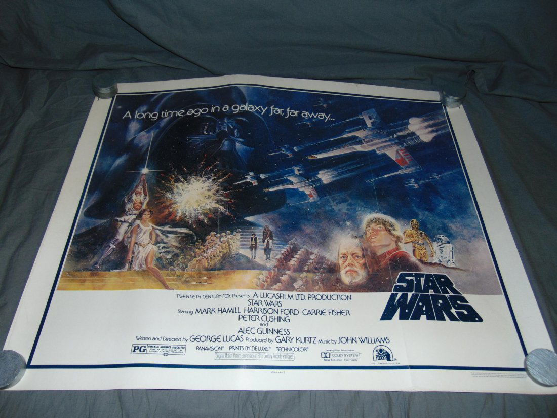 (3) Star Wars 1977 Lobby Insert Movie Posters (1 of 4)