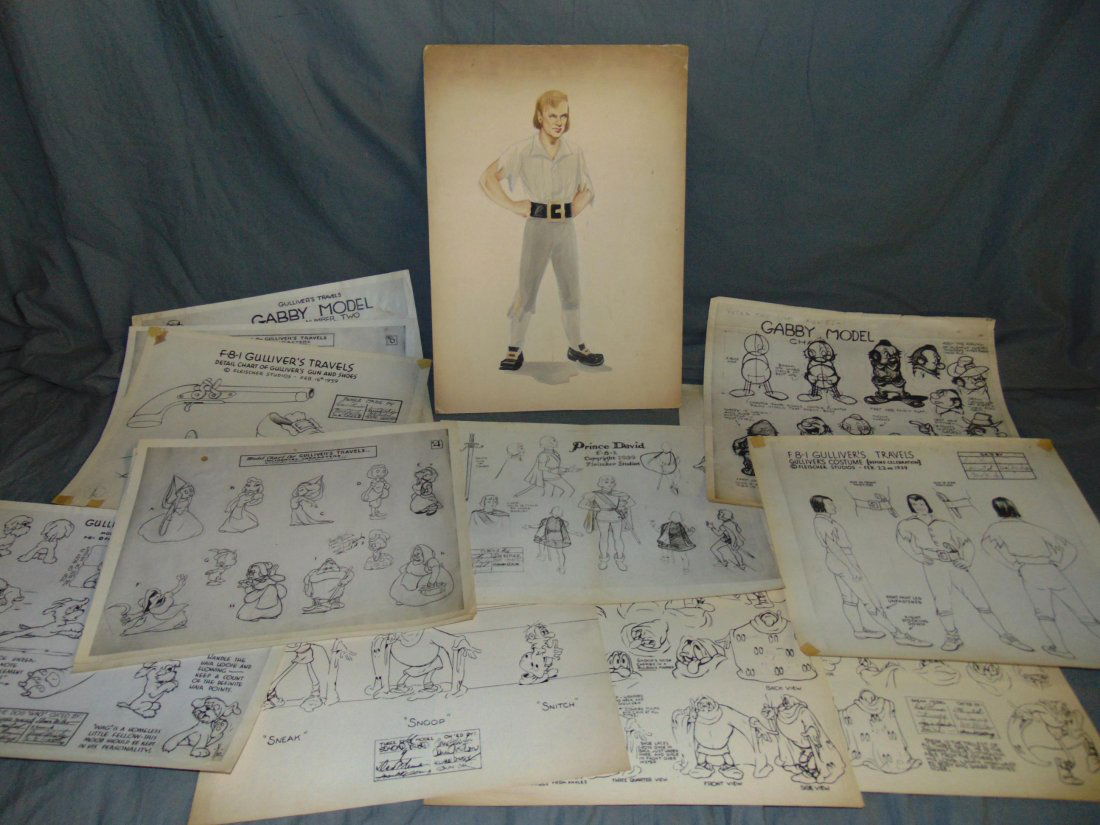 Fleischer Studios. Gullivers Travels Animation. (1 of 4)