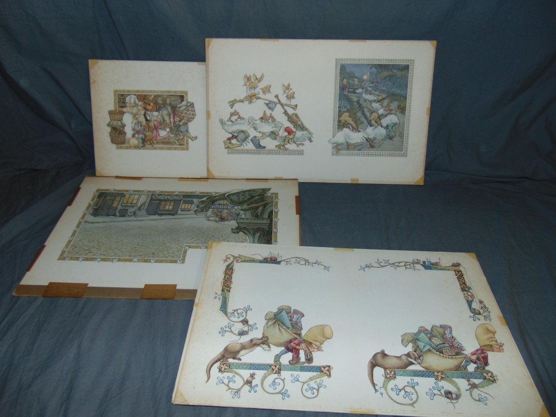 Lester Abrams. The Four Donkeys. (1 of 5)