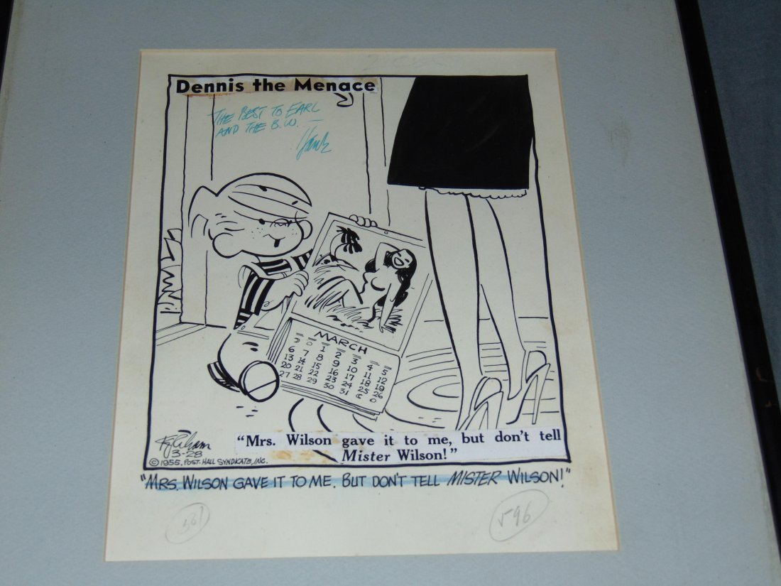 Hank Ketchum. Dennis the Menace. Original (1 of 3)