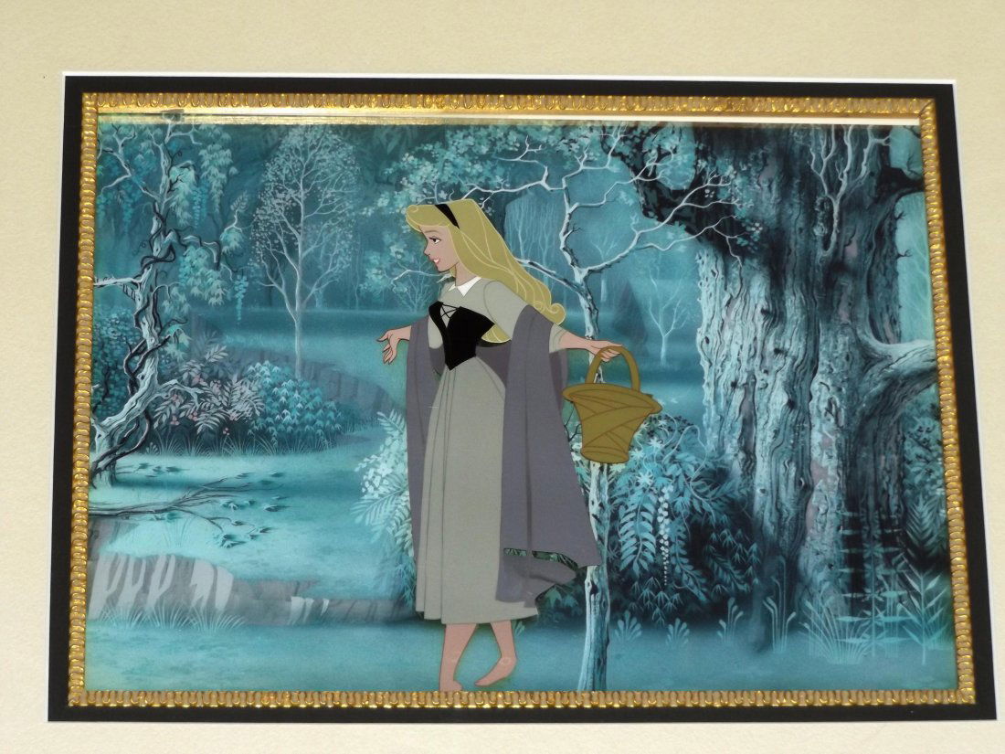 Disney Cinderella. Briar Rose. Huge Cel. (1 of 3)