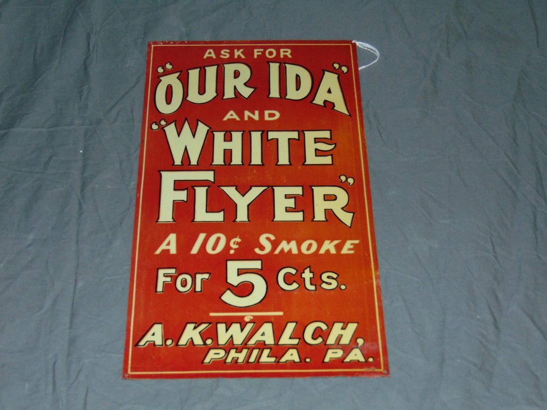 Cigar Advertising Sign. (1 of 4)