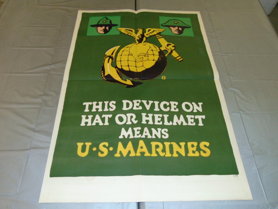 World War One Poster. "This Device On Hat" (1 of 3)