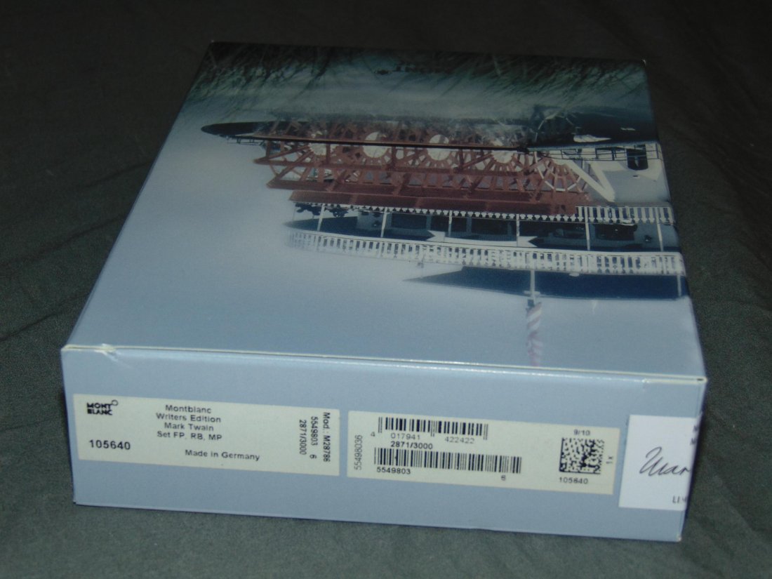 Montblanc Mark Twain Writers Ed Set, Sealed O/B (1 of 3)