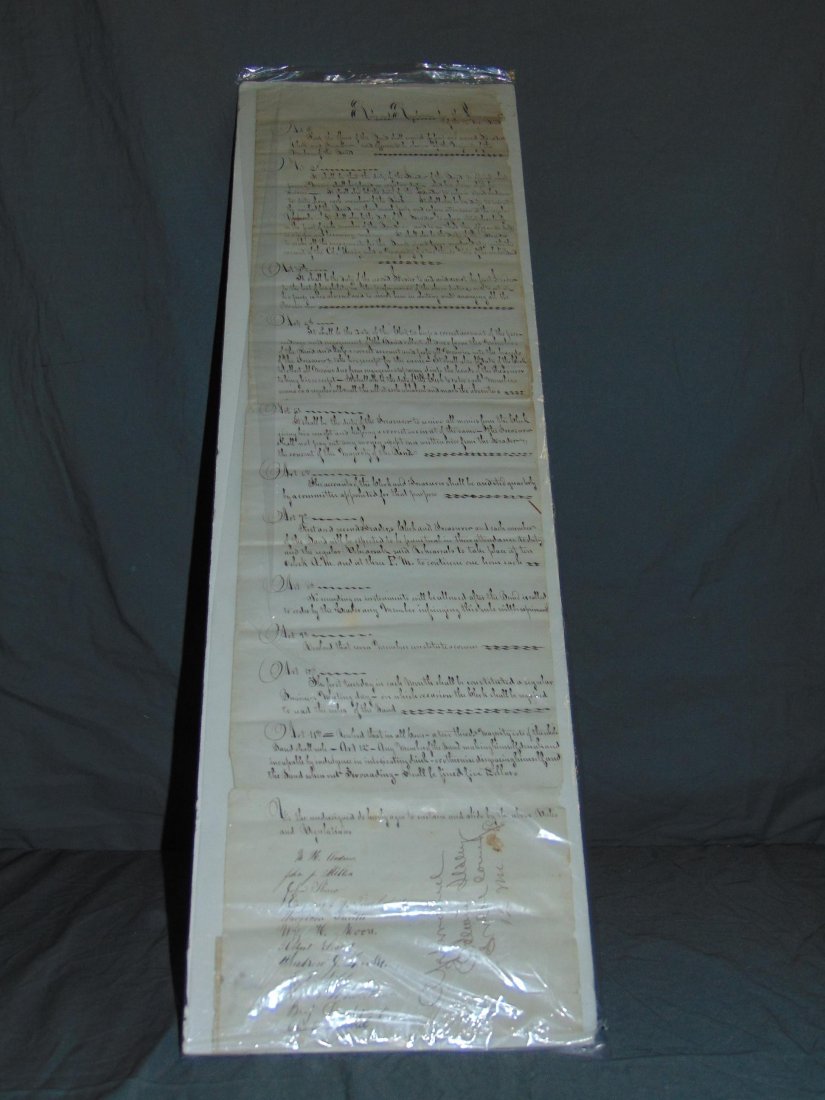 Civil War Era Document. (1 of 4)