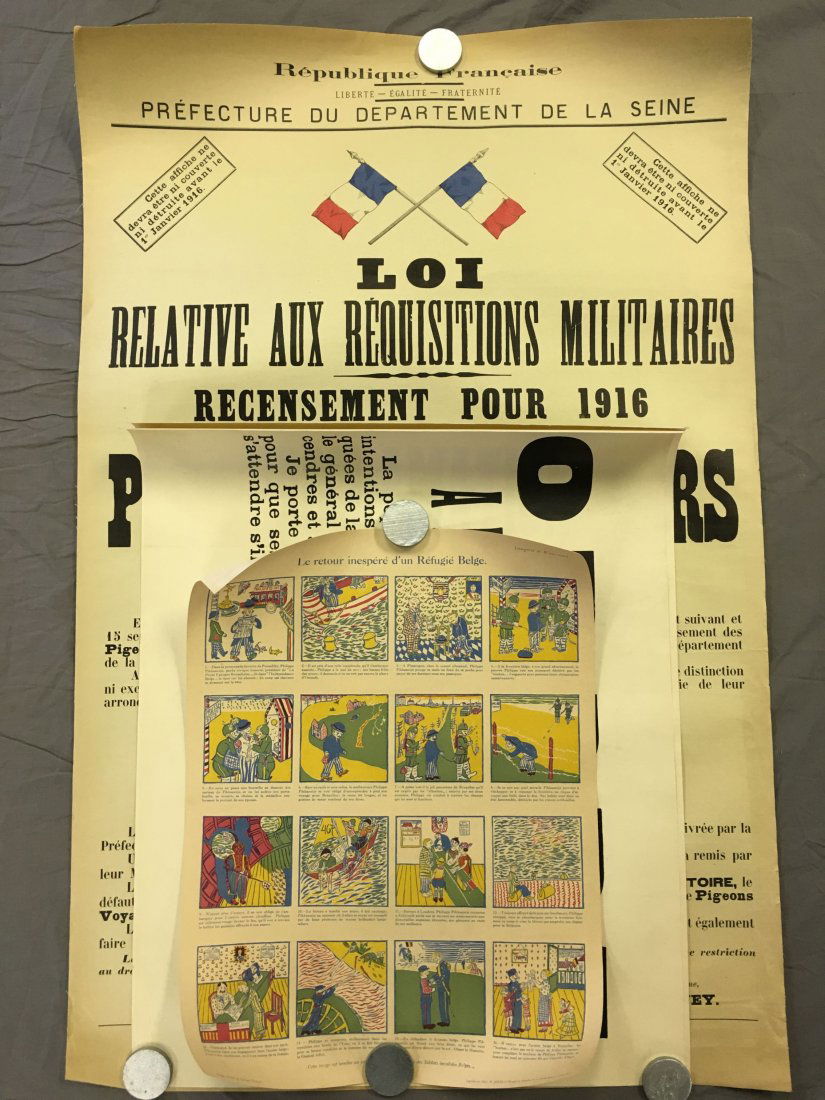 French World War 1 Broadside Lot. (1 of 5)