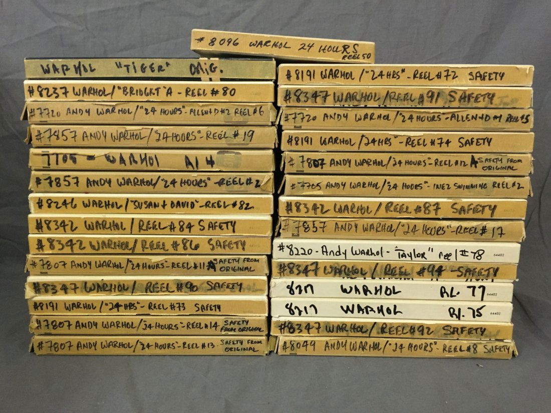 Andy Warhol. Audio Tape Archive. (1 of 3)
