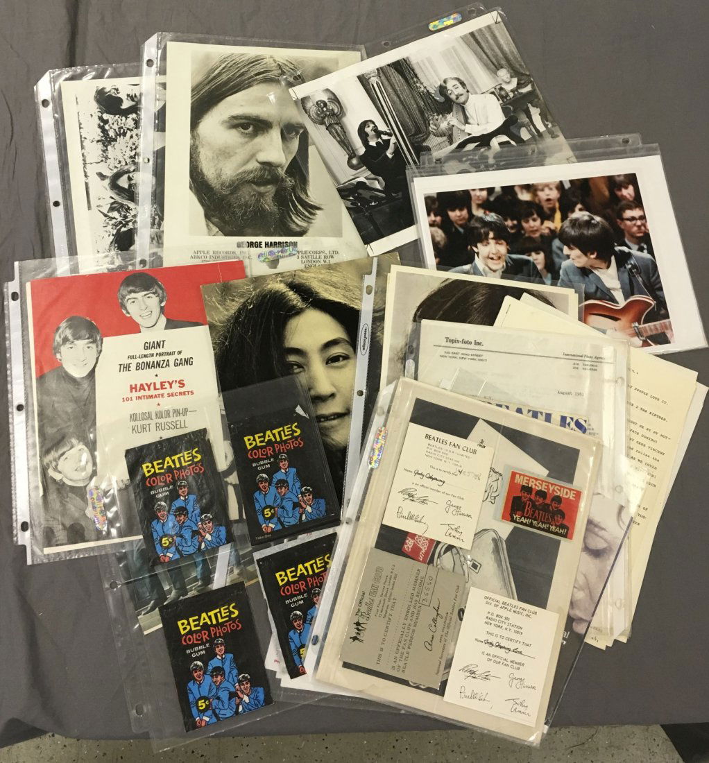 Beatles Ephemera Lot (1 of 3)