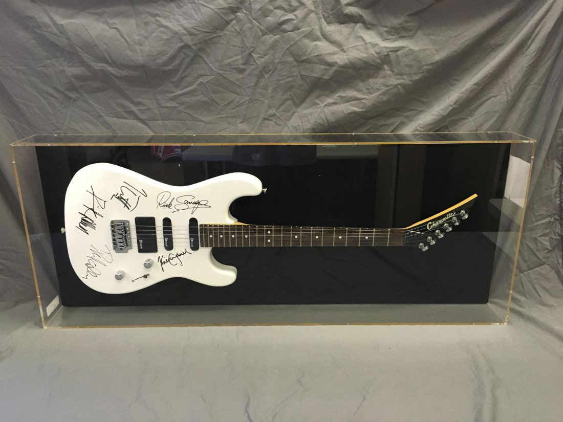 Def Leppard Signed Charvette Guitar (1 of 7)