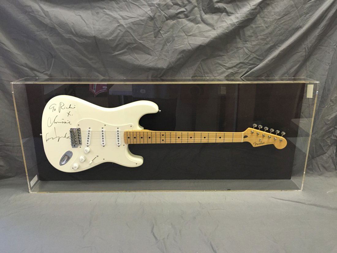 Chrissie Hynde Signed Fender Stratocaster Guitar (1 of 4)