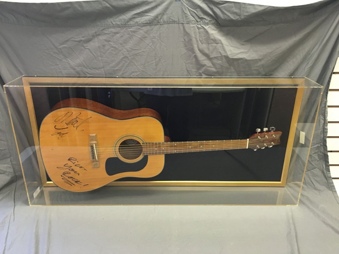Meat Loaf Signed Washburn George Guitar (1 of 4)