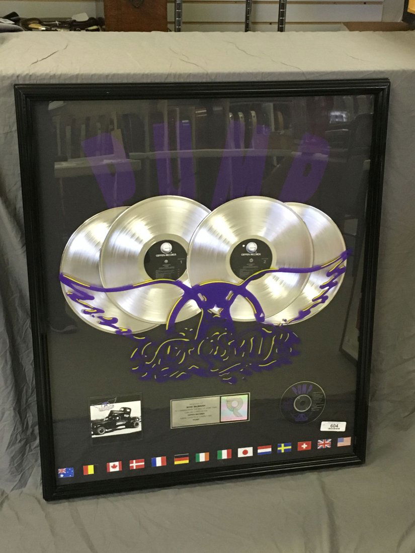 Aerosmith "Pump" Presentation Award (1 of 1)